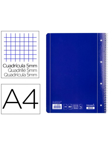 Cuaderno espiral liderpapel a4 micro...