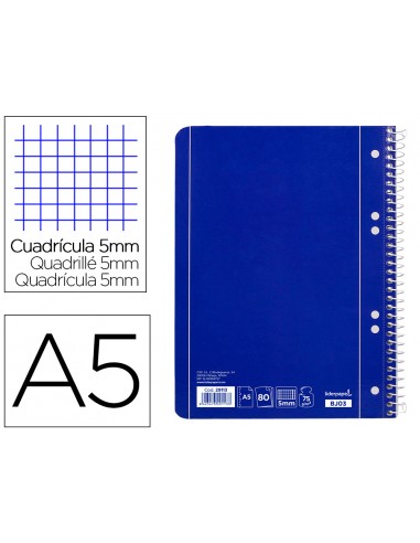 Cuaderno espiral liderpapel a5 micro...