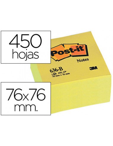 Bloc de notas adhesivas quita y pon...