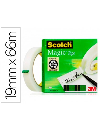 Cinta adhesiva scotch magic invisible...