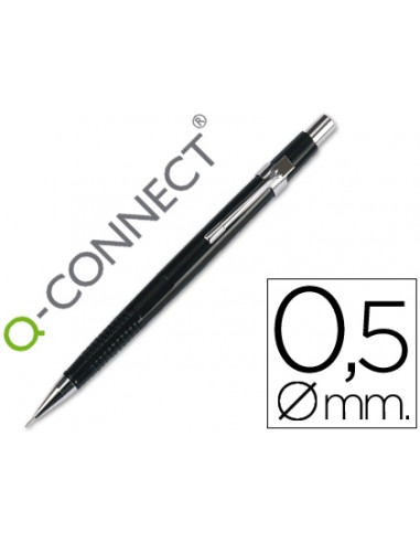 Portaminas q-connect 0,5 mm con tres...