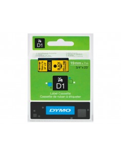 Cinta dymo negro amarillo... 2