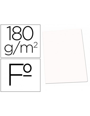 Subcarpeta cartulina gio folio blanca...