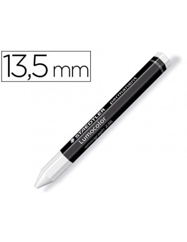 Cera staedtler para marcar blanco...