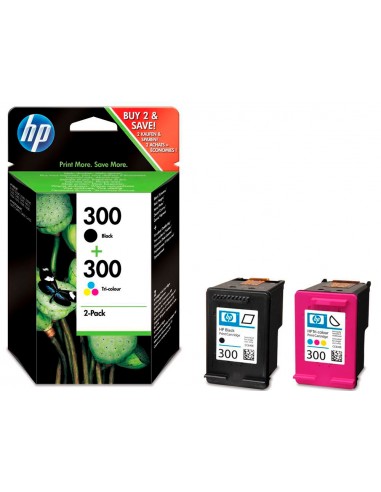 Ink-jet hp n.300 negro + tricolor...