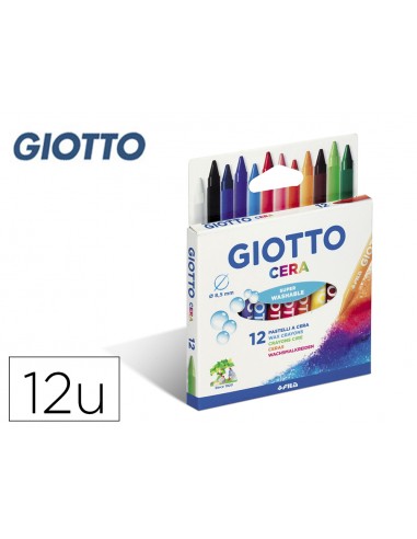 Lapices cera giotto caja de 12...