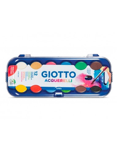 Acuarela giotto 12 colores con pincel...