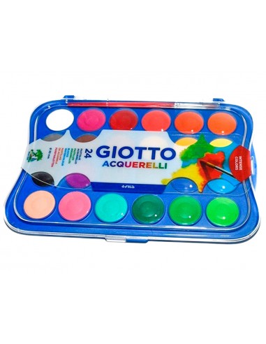 Acuarela giotto 24 colores con pincel...