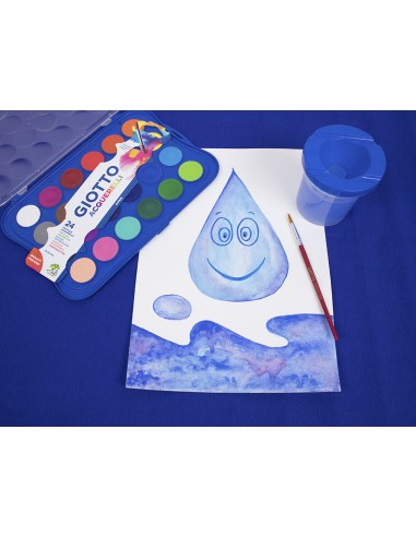 Acuarela giotto 24 colores con pincel...