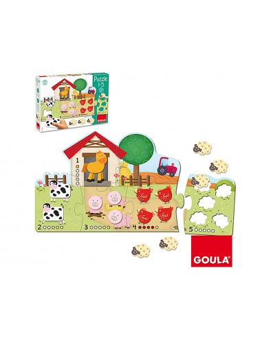 Puzle goula 1-5 21 piezas