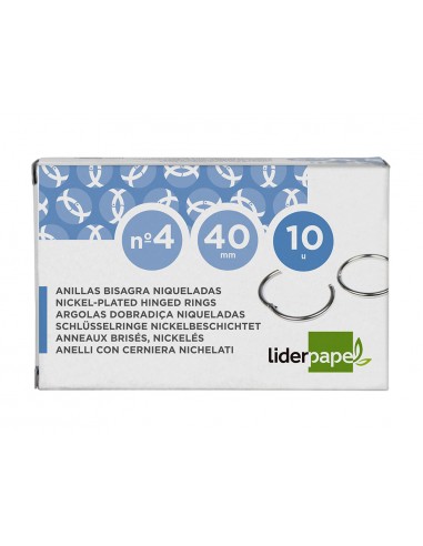 Anilla bisagra liderpapel niquelada...