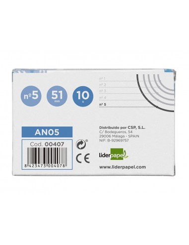 Anilla bisagra liderpapel niquelada...