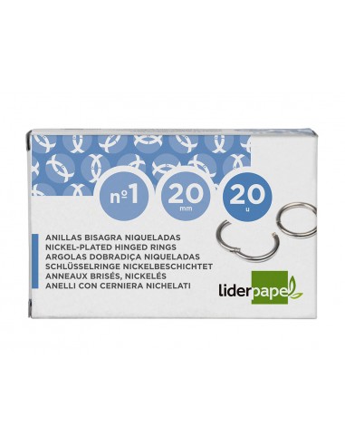 Anilla bisagra liderpapel niquelada...