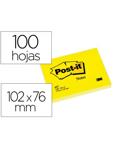 Bloc de notas adhesivas quita y pon...