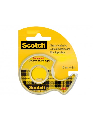 Cinta adhesiva scotch 136-d dos caras...