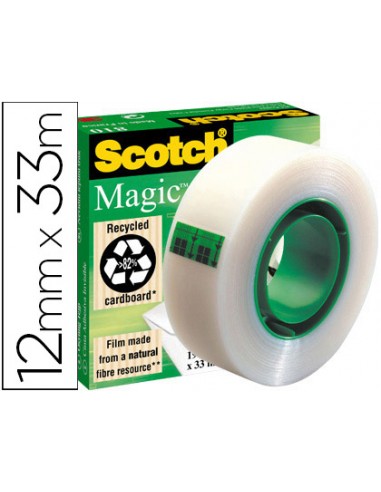 Cinta adhesiva scotch magic invisible...
