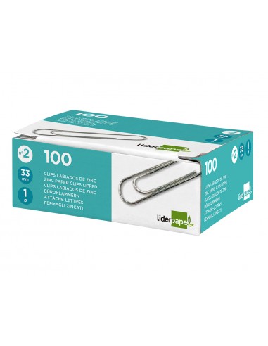 Clips liderpapel nº2 labiados 33 mm...