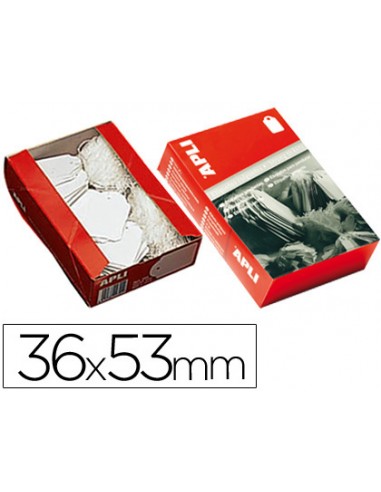 Etiquetas colgantes apli 392 36x53 mm...