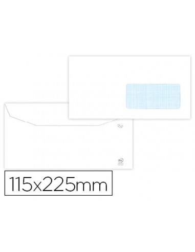 Sobre liderpapel blanco 115x225 mm...