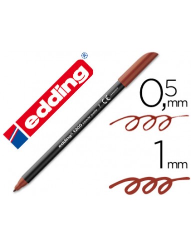 Rotulador edding punta fibra 1200...