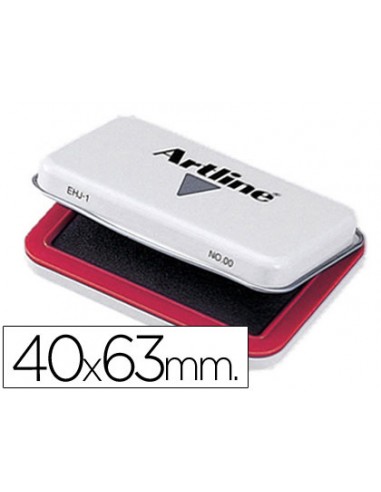 Tampon artline nº00 rojo 40x63 mm