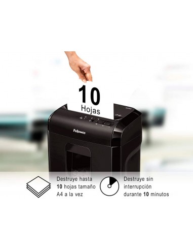 Destructora de documentos fellowes...