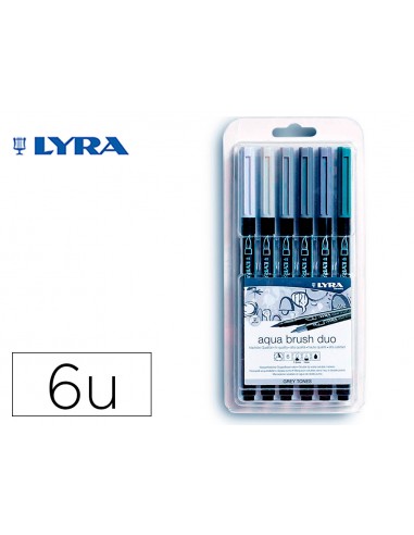 Rotulador lyra aqua brush acuarelable...