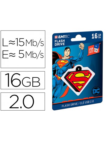 Memoria usb emtec flash 16 gb usb 2.0...