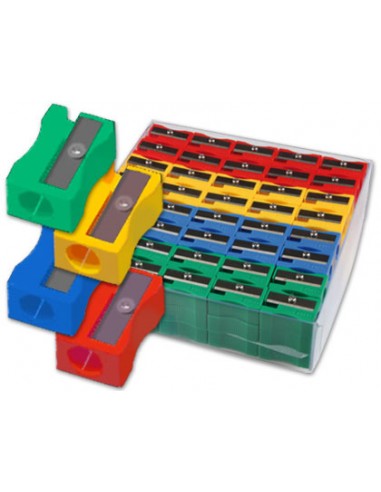 Sacapuntas liderpapel plastico 1 uso...