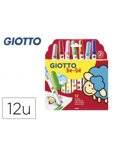 Rotulador giotto super bebe caja de...