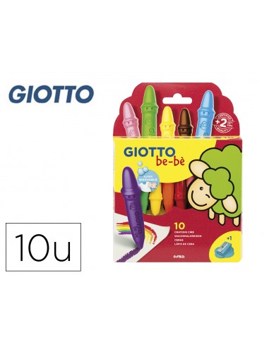 Lapices cera giotto super bebe caja...