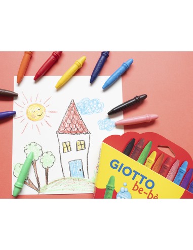 Lapices cera giotto super bebe caja...