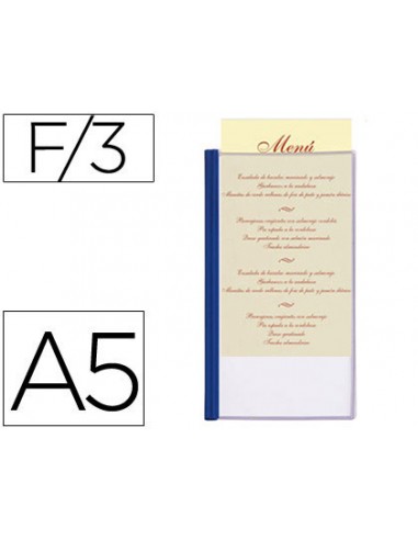 Porta menus liderpapel pvc din a5 con...