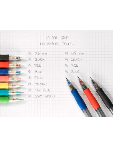 Portaminas pilot super grip negro 0,5...