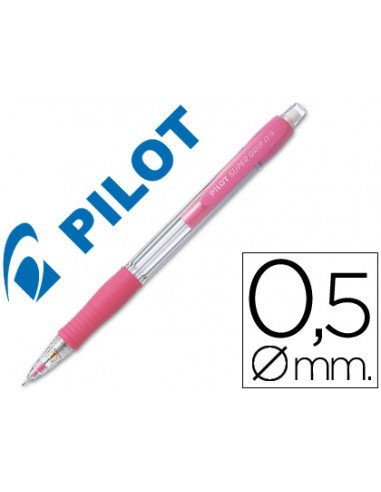 Portaminas pilot super grip rosa 0,5...