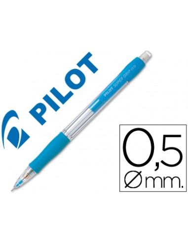 Portaminas pilot super grip celeste...