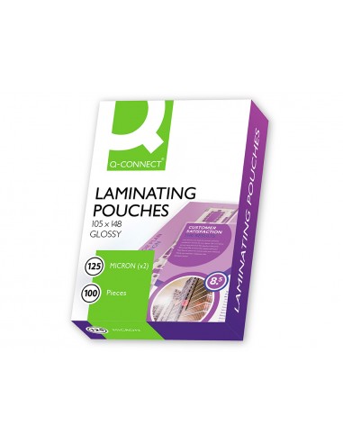 Bolsa de plastificar q-connect 105 x...