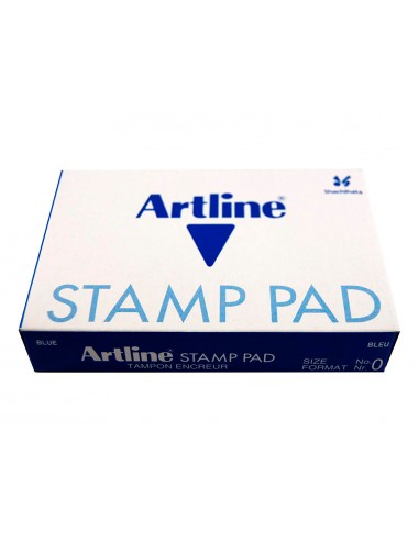 Tampon artline nº2 azul 87x143 mm
