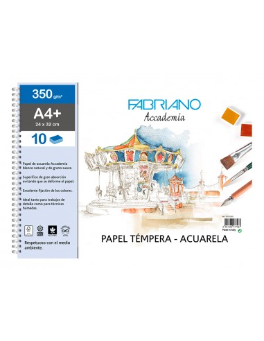 Bloc dibujo acuarela sadipal fabriano...
