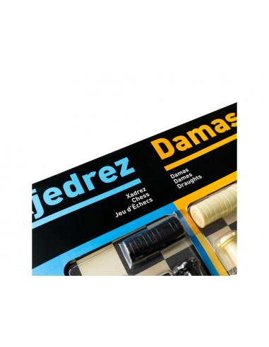 Ajedrez con damas tablero grande...