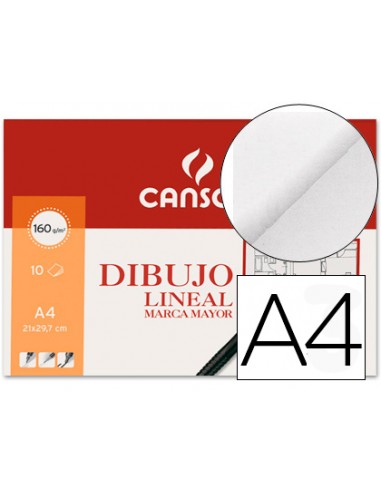 Papel dibujo marca mayor 160gr din a4...