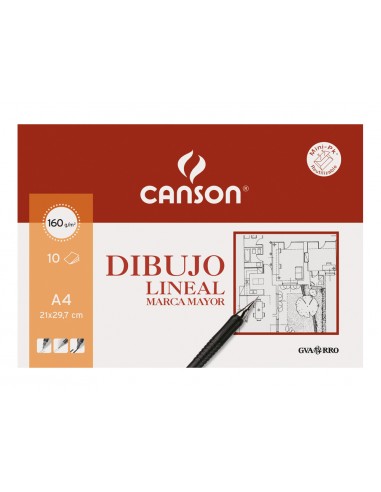 Papel dibujo marca mayor 160gr din a4...