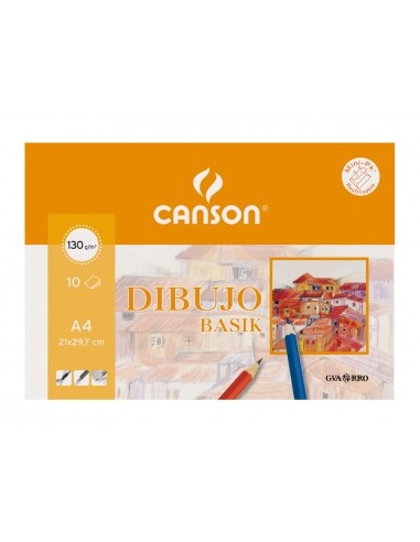 Papel dibujo basik 130 gr din a3...