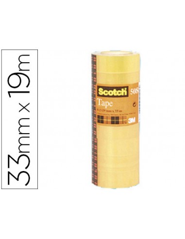 Cinta adhesiva scotch acordeon 33 mt...