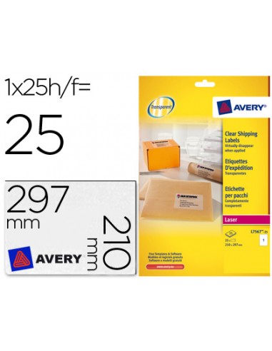 Etiqueta adhesivas resistente avery...