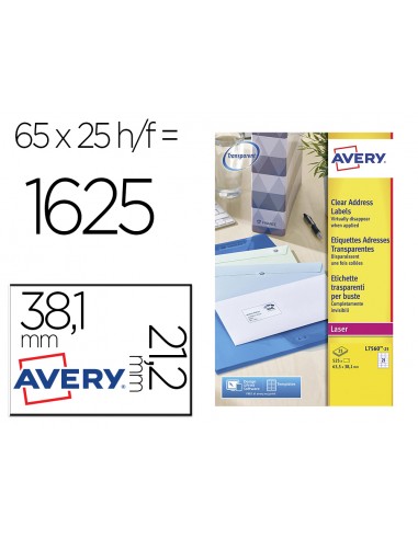 Etiqueta adhesivas resistente avery...