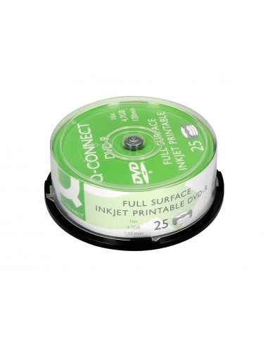 Dvd-r q-connect con superficie 100%...
