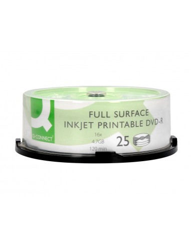 Dvd-r q-connect con superficie 100%...