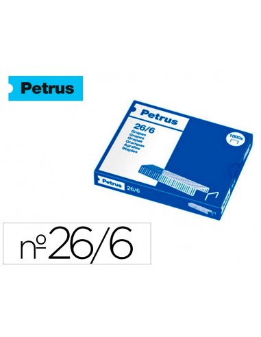 Grapas petrus nº 26/6 galvanizada...