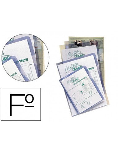 Carpeta dossier uñero saro pvc folio...
